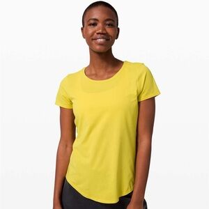 EUC Lululemon Love Crew III in Soleil (neon yellow) size 12